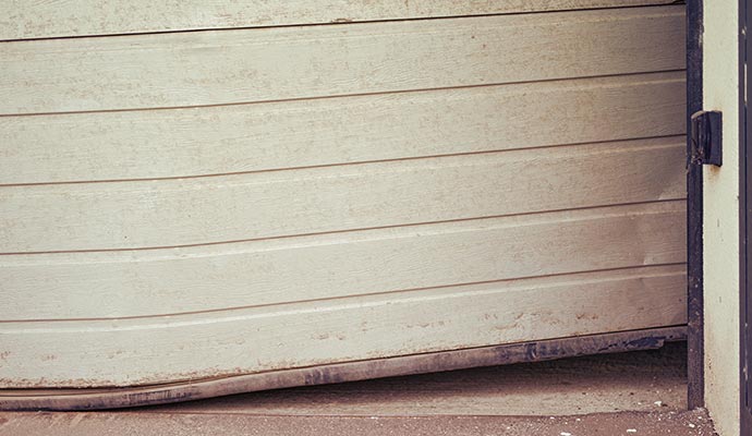 Off-Track garage door