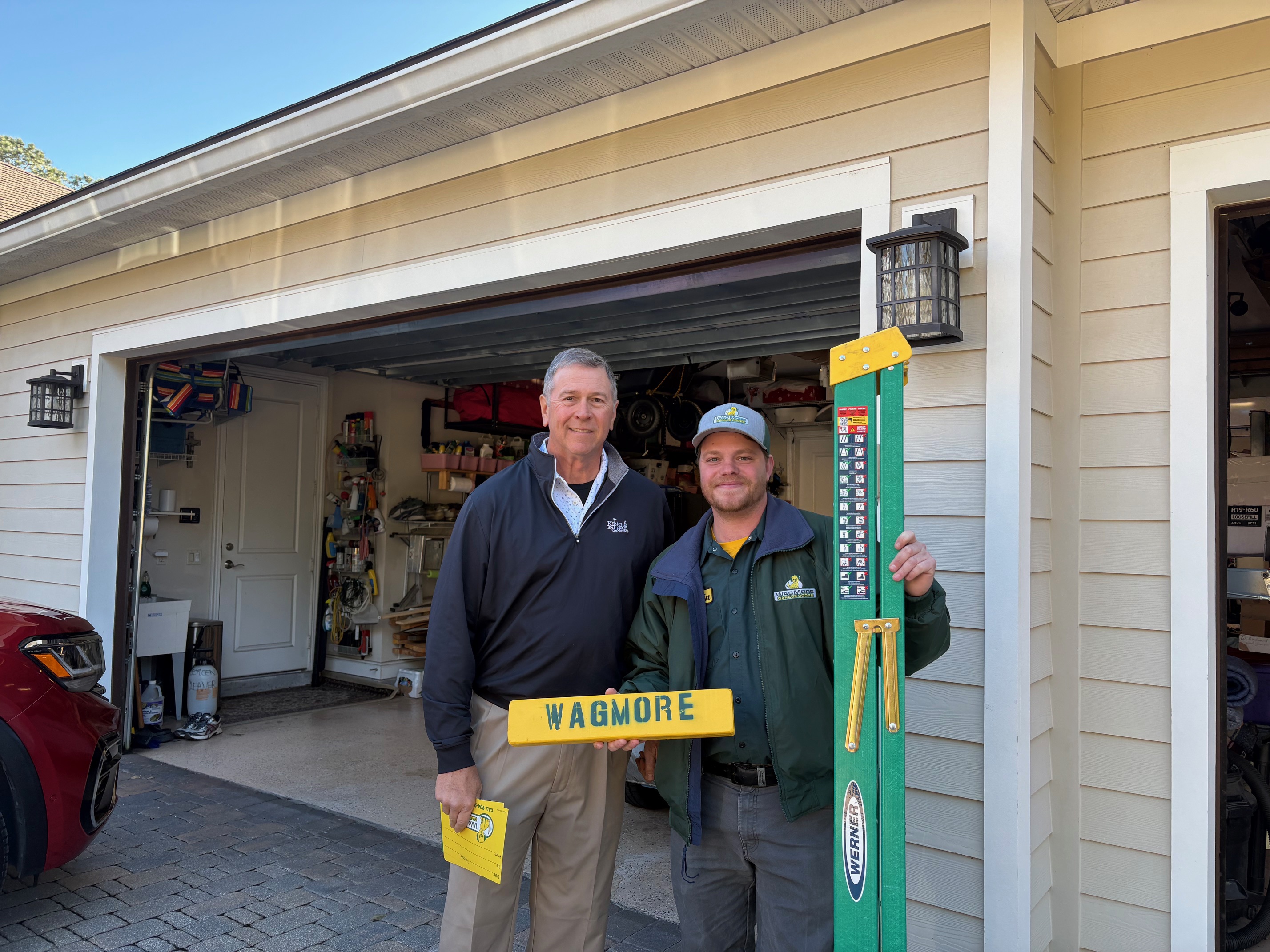 Deklin and homeowner Craig